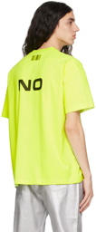 VTMNTS Yellow 'Yes/No' T-Shirt