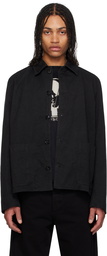 Ann Demeulemeester Black Jakson Light Caban Jacket