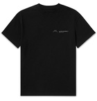 A-COLD-WALL* - Logo-Print Cotton-Jersey T-Shirt - Black