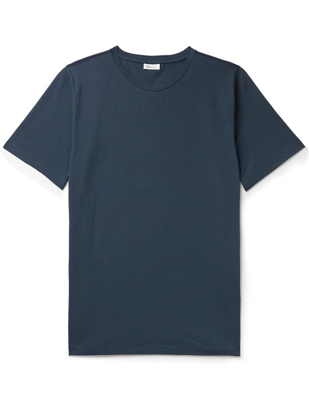 Photo: Schiesser - Hannes Organic Cotton-Jersey T-Shirt - Blue