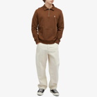 Polo Ralph Lauren Men's Hemingway Bear Half Zip Sweatshirt in Pale Russet