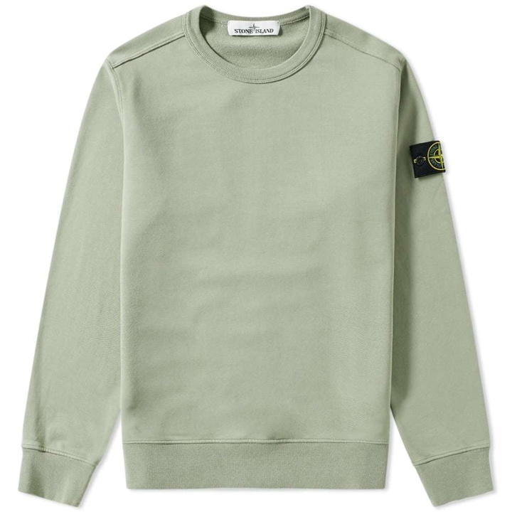 Photo: Stone Island Garment Dyed Crew Sweat Olive