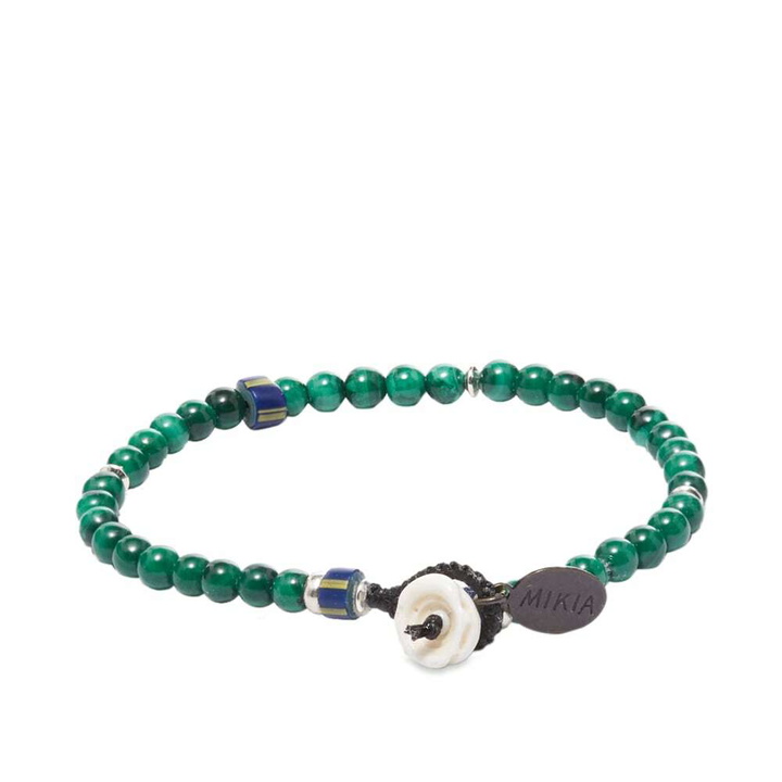 Photo: Mikia Men's Stone Bracelet in Malachite