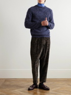 Beams Plus - Mohair-Blend Sweater - Blue