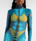 Jean Paul Gaultier Printed hooded jumpsuit