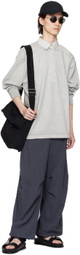 YLÈVE Gray Drawstring Cargo Pants