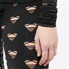 Maisie Wilen Women's Perforated Leggings in Black