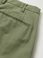 Incotex - Venezia 1951 Slim-Fit Stretch-Cotton Trousers - Green