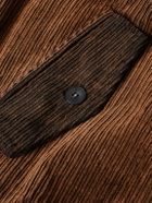 AGOLDE - Torres Cotton-Blend Corduroy Jacket - Brown