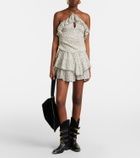 Marant Etoile Jocadia ruffled cotton shorts