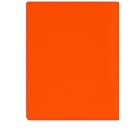 Comme des Garçons Sa0641 Super Fluo Wallet in Light Orange