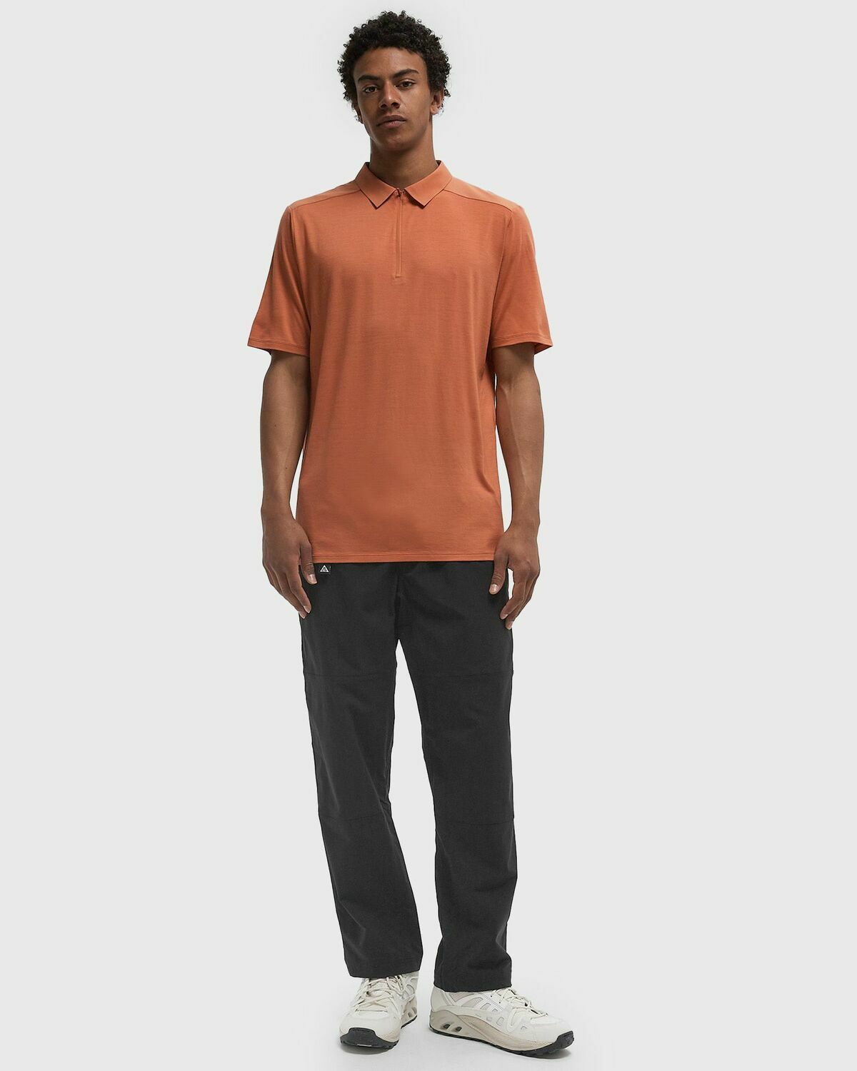 Arc´teryx Veilance FRAME SS POLO SHIRT orange Men