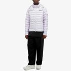 Moncler Men's Lauros Hooded Light Down Jacket in Lilac