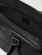 Serapian - Leather-Trimmed Logo-Embossed Stepan Coated-Canvas Briefcase