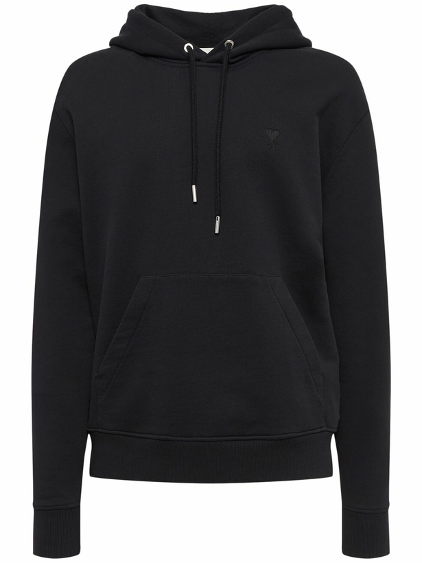 Photo: AMI PARIS Logo Cotton Hoodie