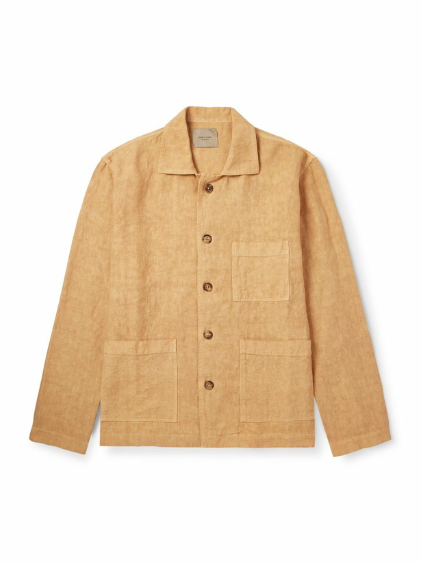 Photo: Federico Curradi - Oversized Linen Overshirt - Neutrals
