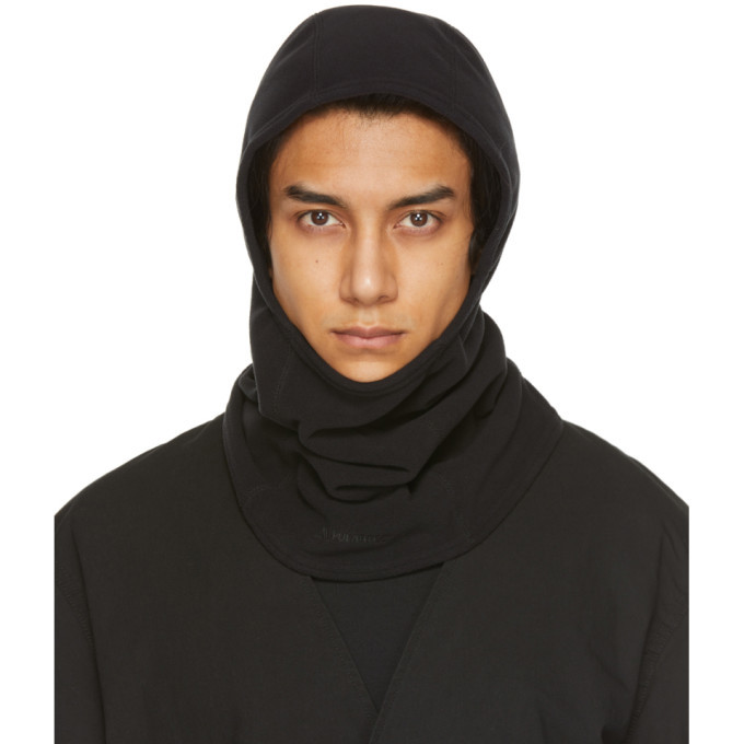 nonnative Black Hiker Hooded Neck Warmer Balaclava Nonnative