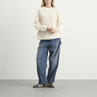 Adidas Women's Knit Jumper in Wonder White/Sand Strata/Alumina