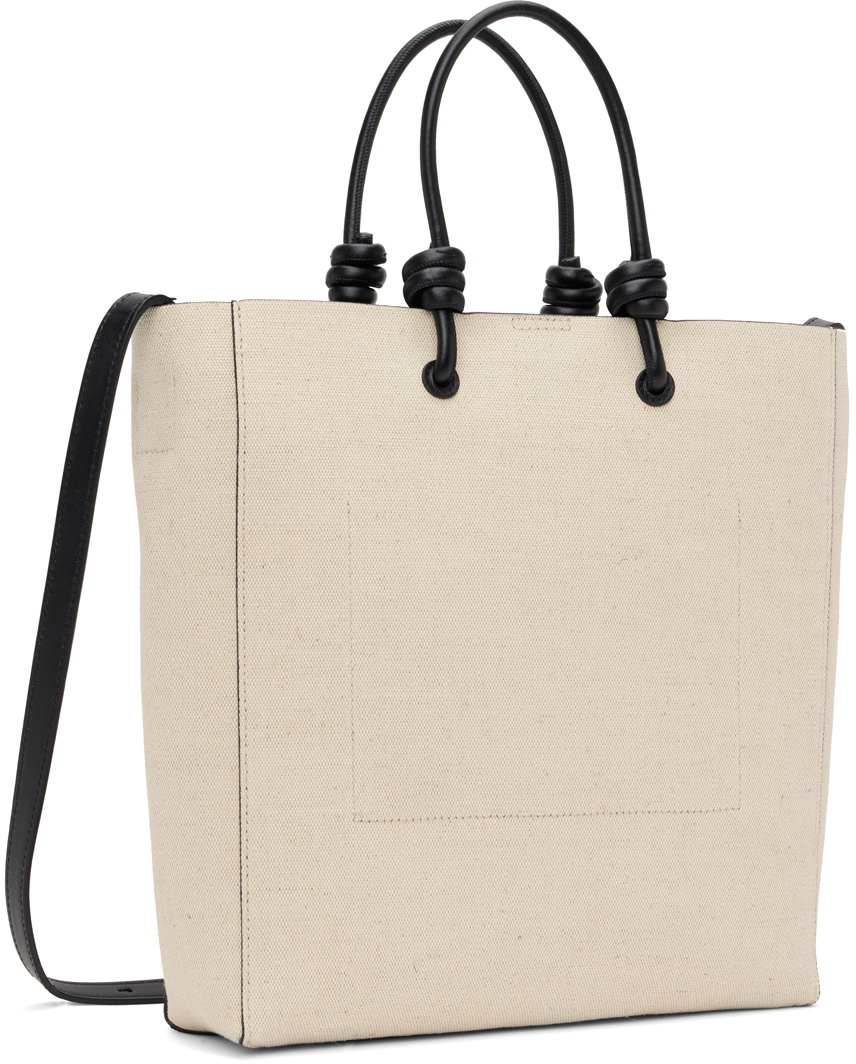 Jil Sander Off-White Medium Giro Tote Jil Sander