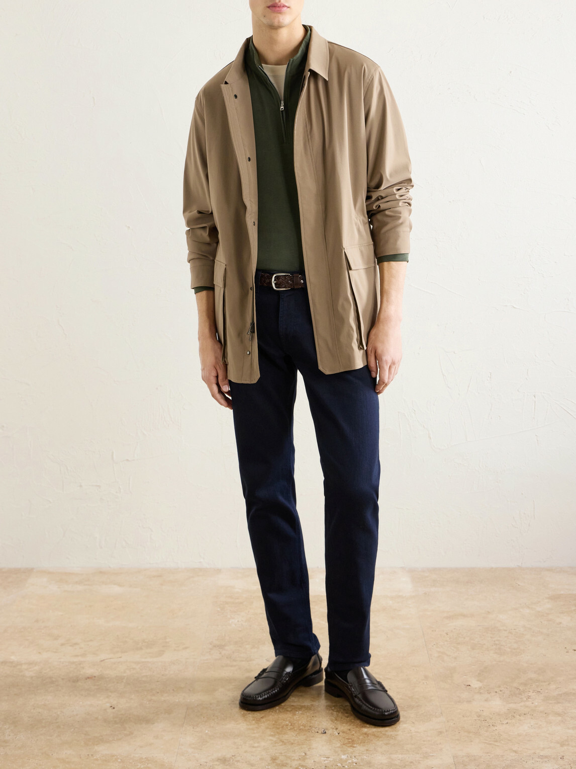 Peter Millar - Jersey Half-Zip Sweater - Green