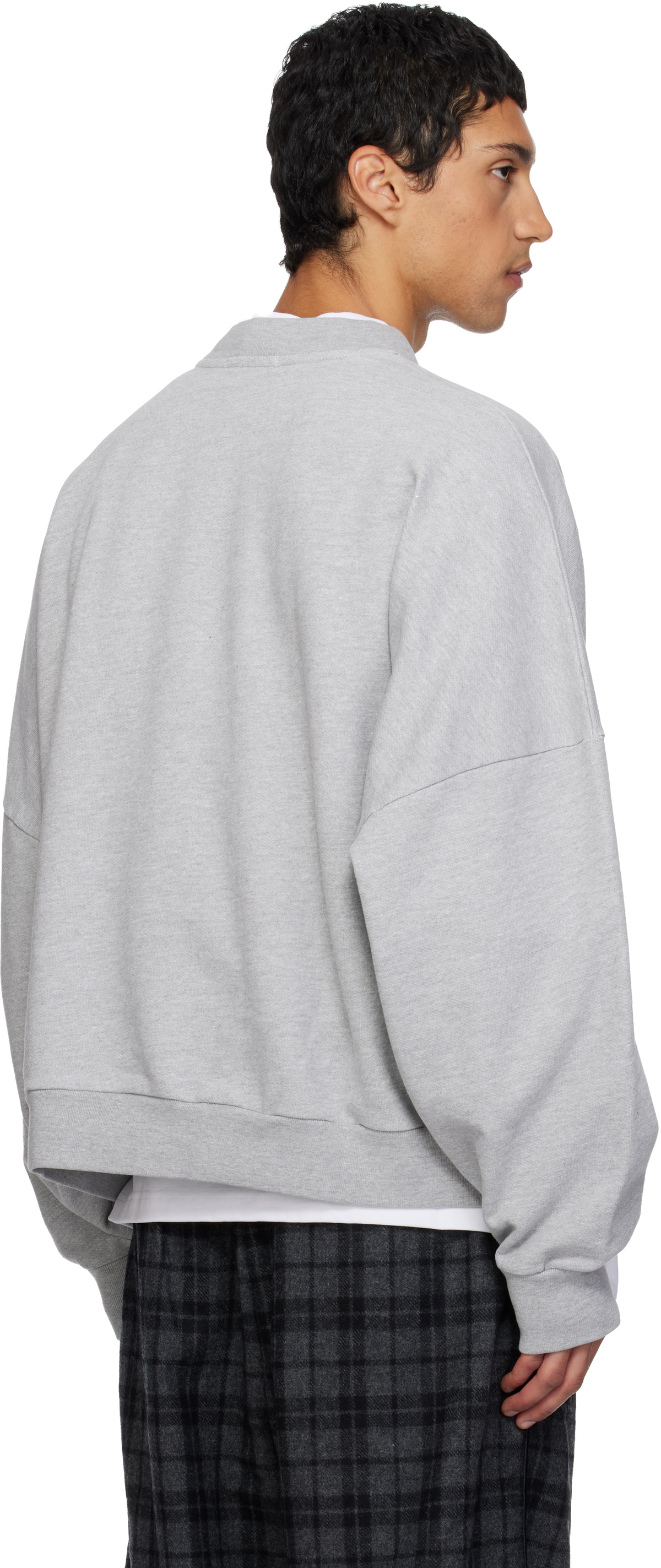 WILLY CHAVARRIA Gray 'Suavecito' Hooligan Sweatshirt