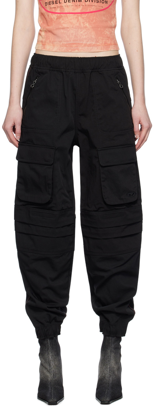 Diesel Black P-Mirt Trousers Diesel