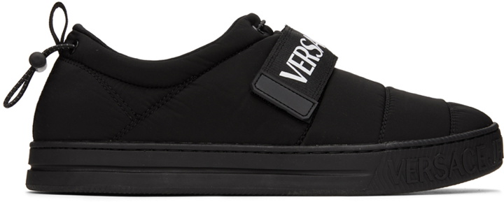 Photo: Versace Jeans Couture Black Logo Sneakers