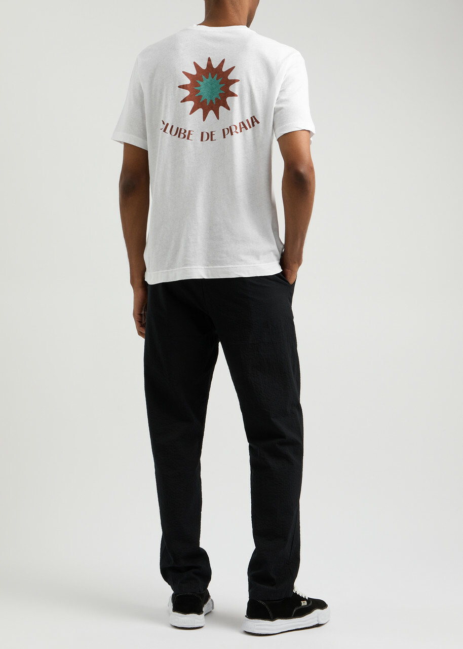 Frescobol carioca Dinis Clube De Praia Cotton T-shirt White