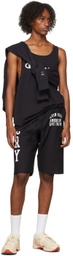 Denim Tears Black Champion Edition Fleece Shorts