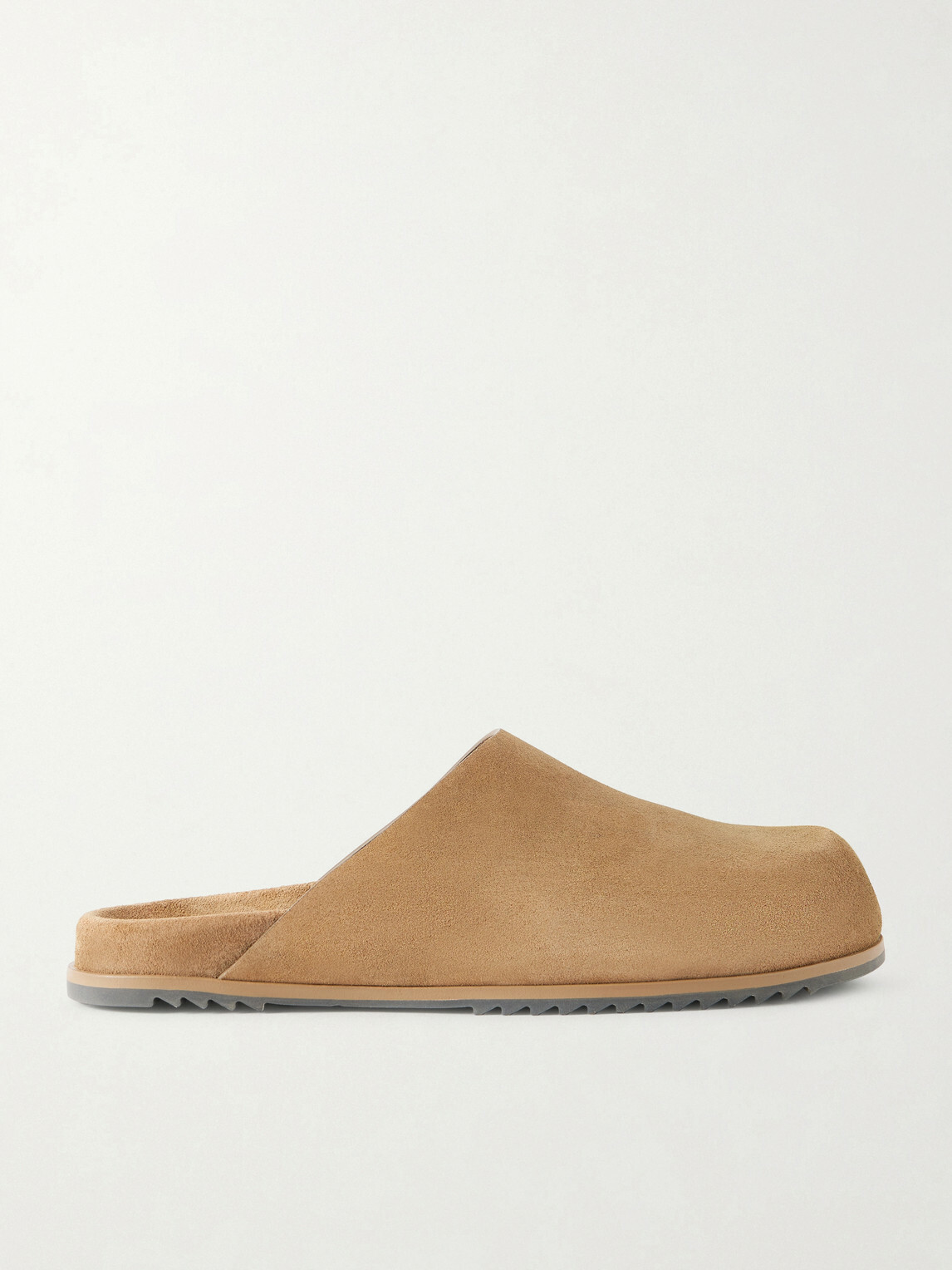 Rick Owens - Granola Suede Mules - Brown