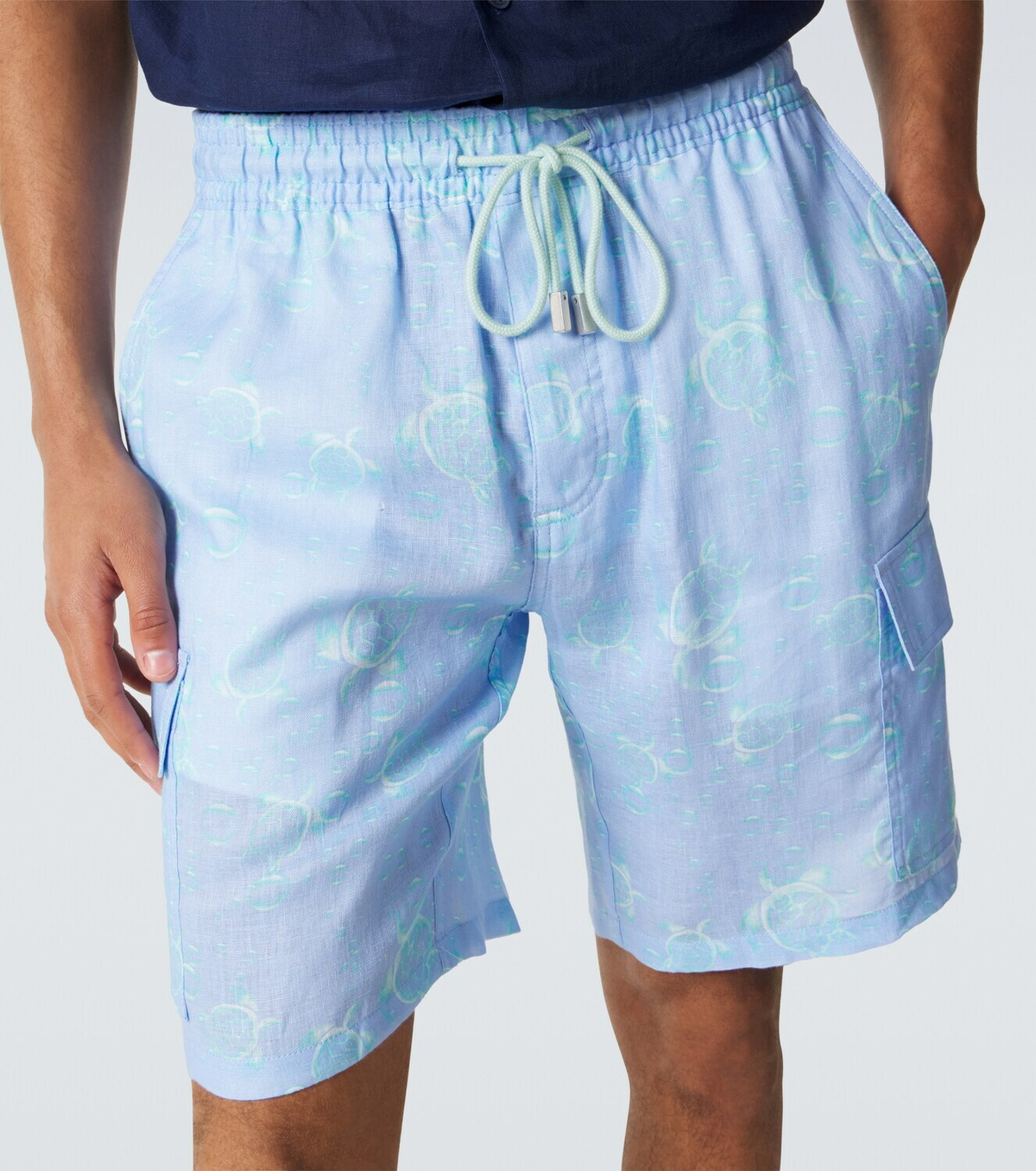 Vilebrequin Baie linen Bermuda shorts