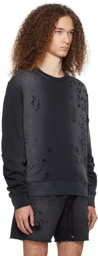 AMIRI Black Shotgun Sweatshirt
