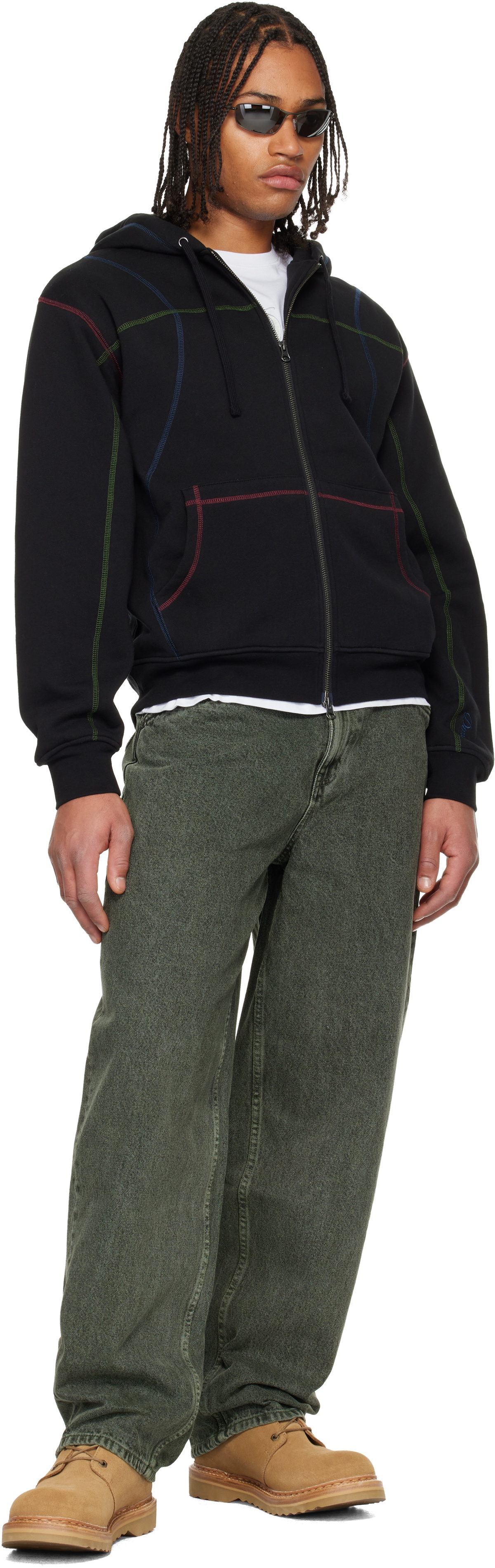 Dime Green Baggy Jeans