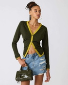 Steve Madden Arwen Cardigan in Olive