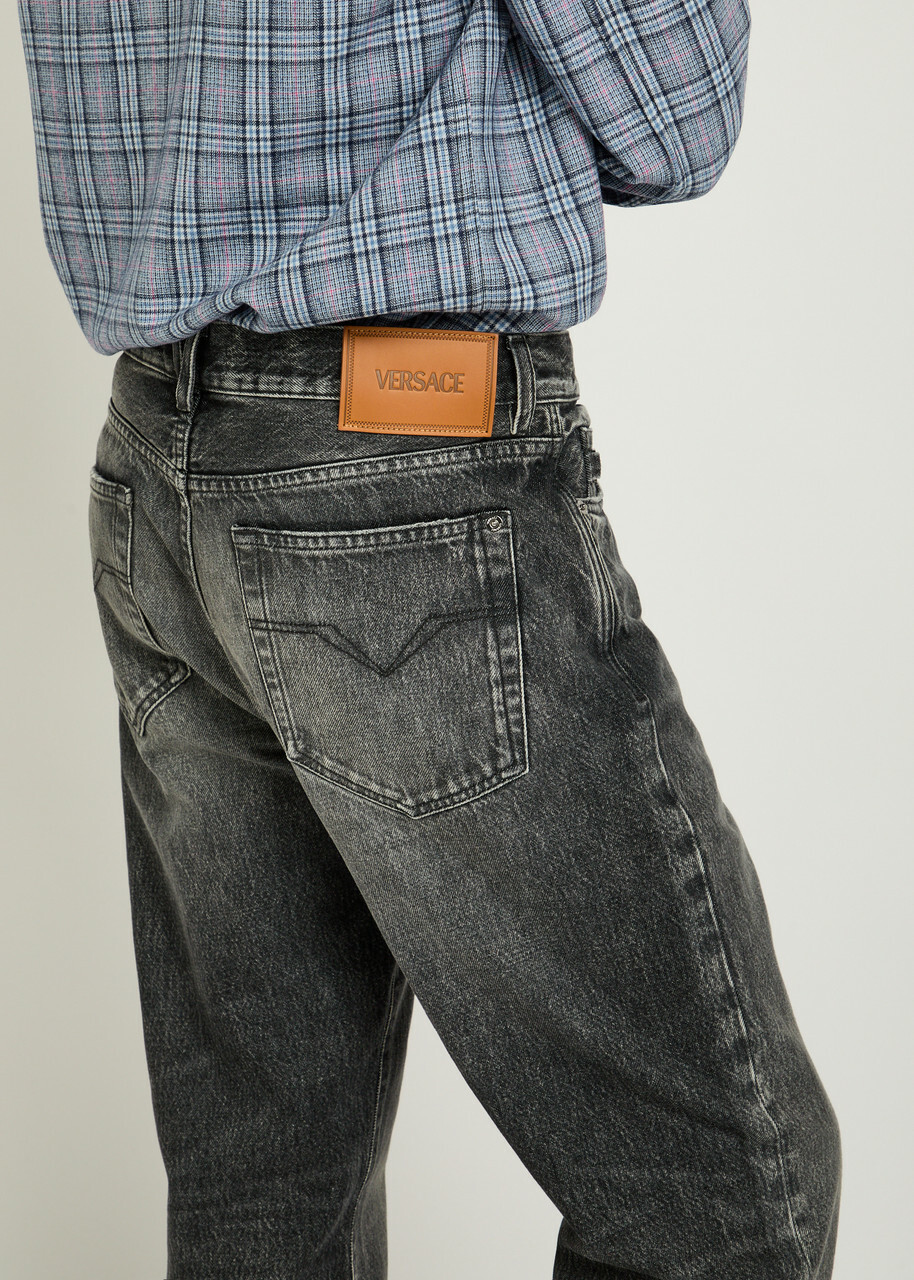 Versace Straight-leg Jeans Grey