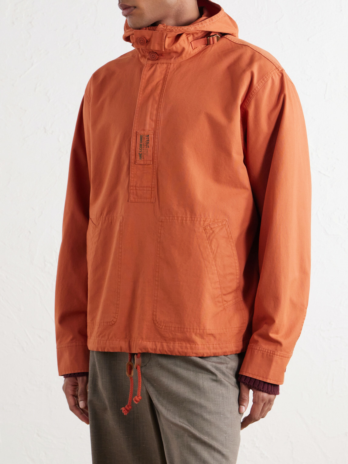 Aimé Leon Dore - Anorak Cotton Hooded Jacket - Orange