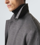 Saman Amel Belted wool overcoat