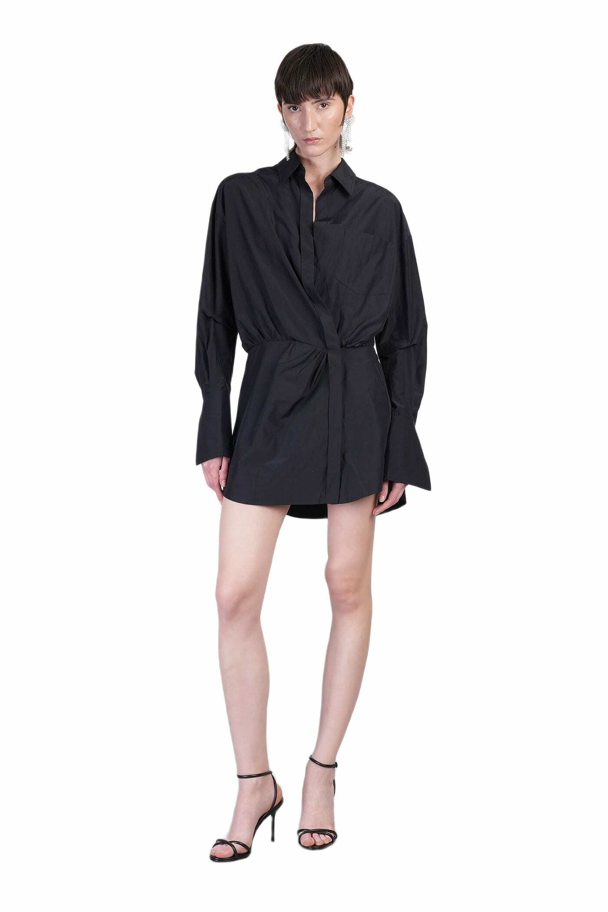 The Andamane Whitelotus Mini In Black Cotton