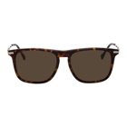 Gucci Tortoiseshell and Silver Square Sunglasses