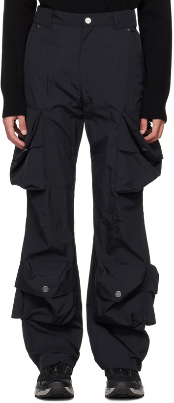 Photo: OUAT Black Channel Cargo Pants