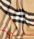 Burberry Burberry Check cashmere scarf