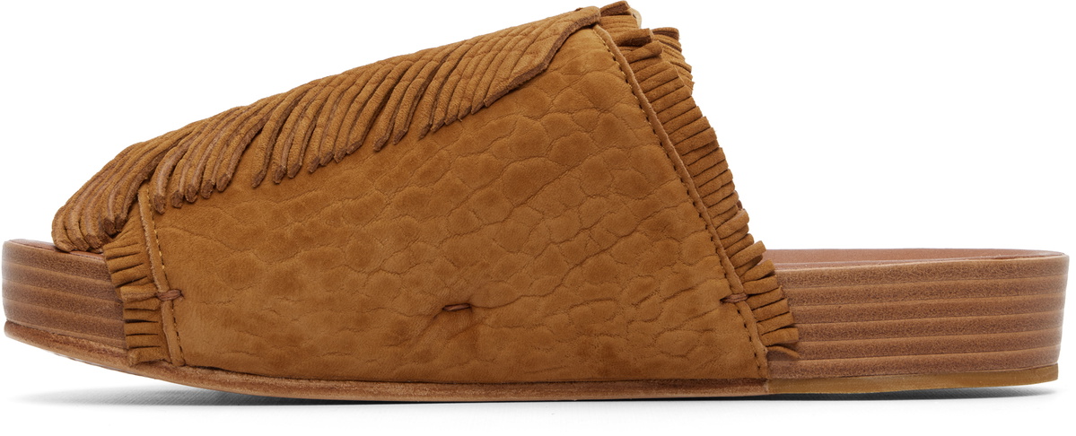 visvim Tan Christo Shaman-Folk Sandals