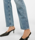 Agolde - Criss Cross high-rise straight jeans
