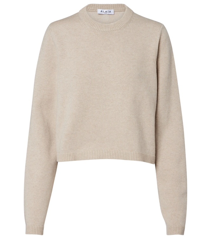 Photo: Alaïa Cashmere and wool blend sweater
