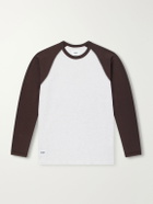 WTAPS - Ian Logo-Embroidered Cotton-Jersey T-Shirt - Gray