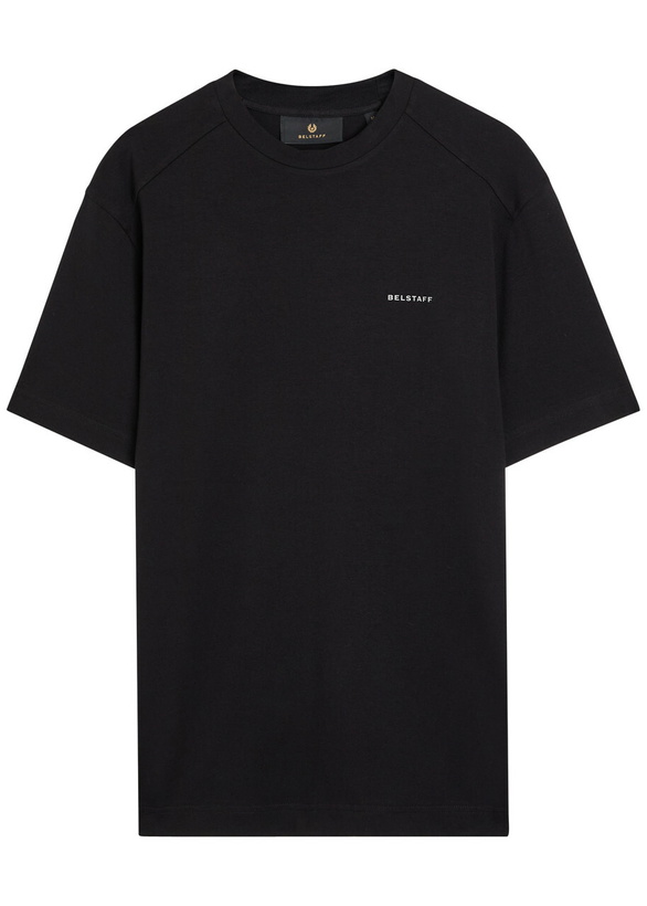 Photo: Belstaff Logo Stretch-cotton T-shirt Black