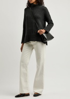 Forte_forte Turtleneck Wool Jumper Anthracite