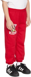 OOOF SSENSE Exclusive Kids Red Relaxed-Fit Lounge Pants