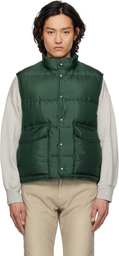 Photo: visvim Green Karluk Down Vest