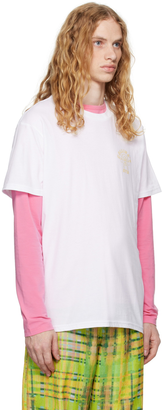 Collina Strada White 'CS Gym' T-shirt